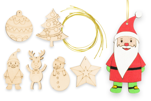 colgantes de Navidad - Guirlandes et suspensions de Noël - 10doigts.fr