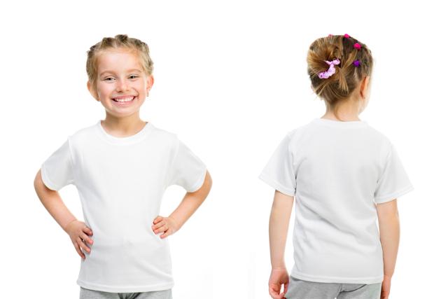 White Cotton T-Shirt 100% - 3 - Cotton, Linen - Textiles - 10doigts.com - Coton, lin - Textiles - 10doigts.fr