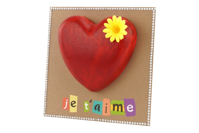 Flat Base Styrofoam Heart - 2 - Decorative Shapes - Styrofoam - 10doigts.com - Formes à décorer - Polystyrène - 10doigts.fr
