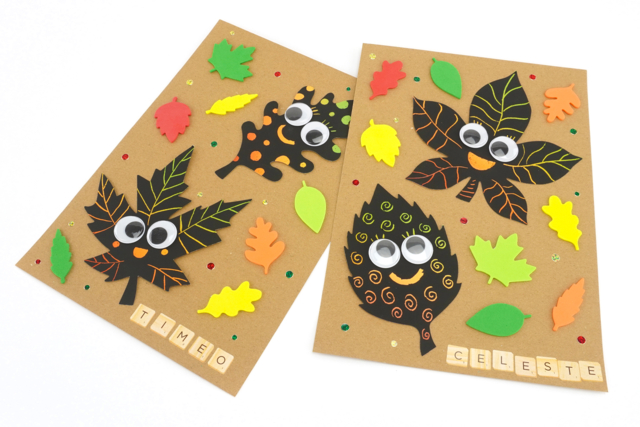 Scratch Art Leaves - 6 pieces - 2 - Creative Autumn Kits - 10doigts.com - Kits créatifs d'automne : des activités clé en main pour les enfants - 10doigts.fr