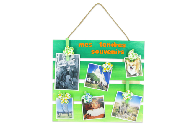 Natural Wood Palette Board - 4 - Door Sign - 10doigts.com - Plaque de porte en bois à décorer - 10doigts.fr