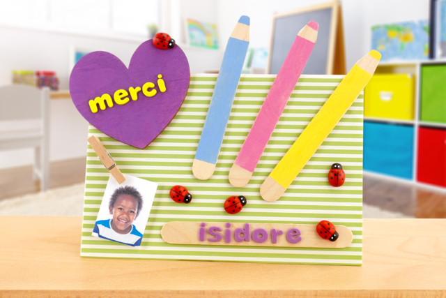 Cuadro foto "Merci" - Papier adhésif - 10doigts.fr