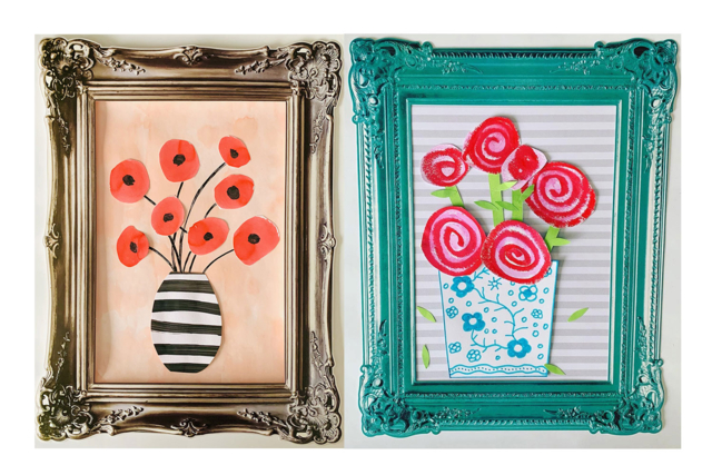 Illusion Frame Cards - 10 Frames - 10 - Cardboard Frames - 10doigts.com - Cadres en carton - 10doigts.fr