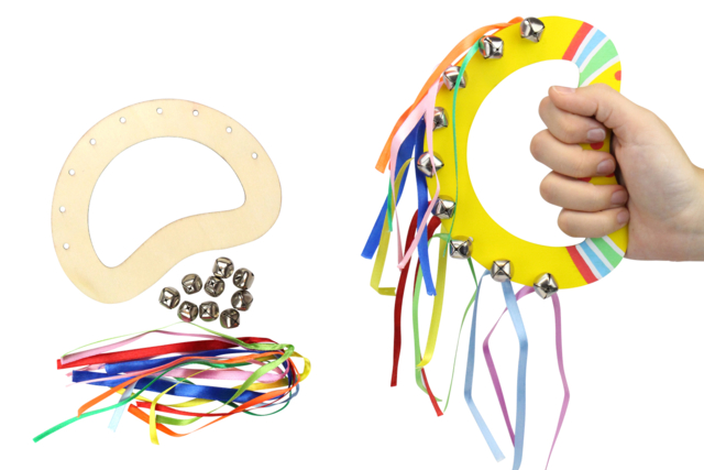 DIY Jingle Tambourine Kit - 1 - Musical Instruments - 10doigts.com - Instruments de musique - 10doigts.fr