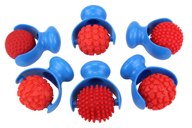 Round Modeling Impression Rollers - 6 Pieces - 1 - Modeling Tools - 10doigts.com - Outils de Modelage - 10doigts.fr