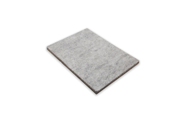 Alfombra de picado de fieltro 18 x 12.5 cm  - Feuilles de feutrine - 10doigts.fr