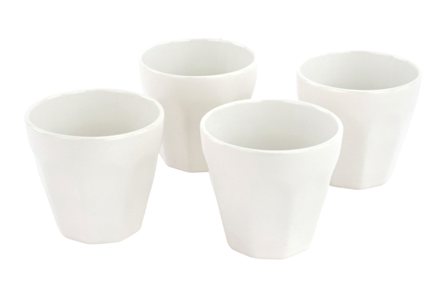 Ceramic Coffee Mugs - Set of 4 - 1 - Decorative Ceramic Supports - 10doigts.com - Supports en céramique à décorer - 10doigts.fr