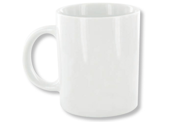White Ceramic Mug - 1 - Decorative Ceramic Supports - 10doigts.com - Supports en céramique à décorer - 10doigts.fr