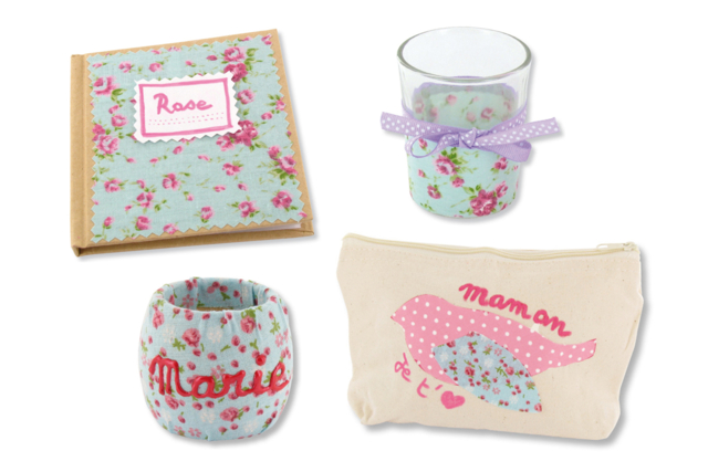 Fancy Adhesive Fabric Sheets - 9 Pieces - 4 - Adhesive Fabrics - 10doigts.com - Tissus adhésifs - 10doigts.fr