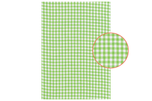 Green Vichy Adhesive Fabric - 1 - Adhesive Fabrics - 10doigts.com - Tissus adhésifs - 10doigts.fr
