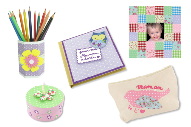 Fancy Adhesive Fabric Sheets - 9 Pieces - 14 - Adhesive Fabrics - 10doigts.com - Tissus adhésifs - 10doigts.fr
