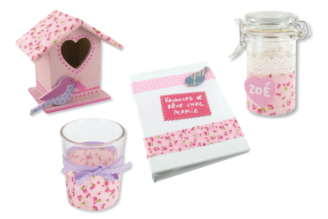 Fancy Adhesive Fabric Sheets - 9 Pieces - 3 - Adhesive Fabrics - 10doigts.com - Tissus adhésifs - 10doigts.fr