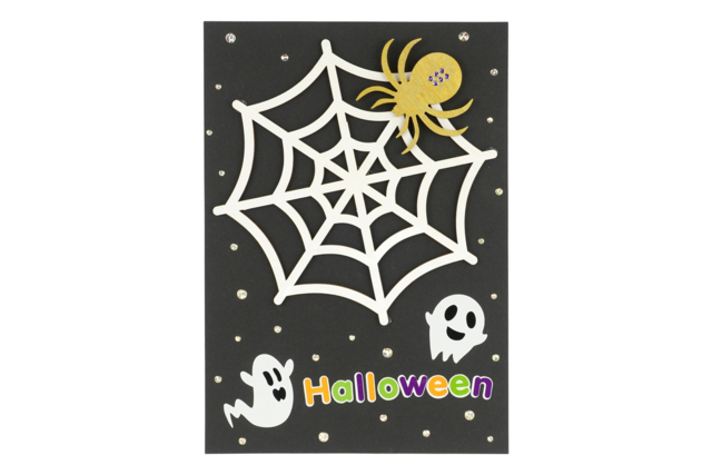 Wooden Spider Web - 2 - Halloween Decoration Stands - 10doigts.com - Supports d'Halloween à décorer - 10doigts.fr