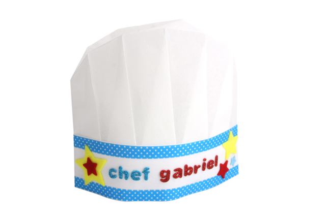 White Chef Hats - 6 Pieces - 4 - Kitchen Items - 10doigts.com - Objets pour la cuisine à personnaliser pour votre décoration - 10doigts.fr