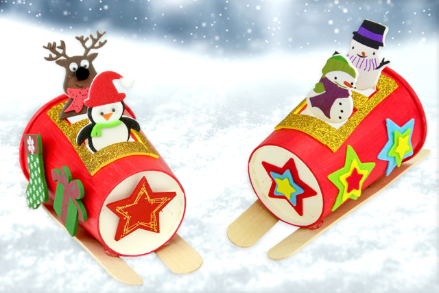 Trineo de Navidad - Caoutchouc Mousse - 10doigts.fr