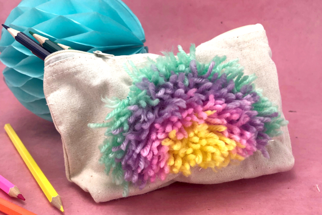 Cotton Pouch, Zip Closure - 19 x 13.5 cm - 8 - Cotton, Linen - Textiles - 10doigts.com - Coton, lin - Textiles - 10doigts.fr