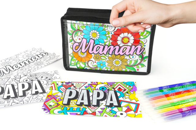 Customizable Pouch - 23 cm - 6 - Fabric Bags and Pouches - 10doigts.com - Sacs et trousses en tissu à personnaliser : vos supports de création textile - 10doigts.fr