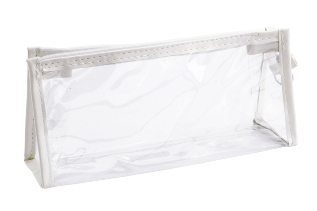 Transparent Plastic Pouch - 1 - Fabric Bags and Pouches - 10doigts.com - Sacs et trousses en tissu à personnaliser : vos supports de création textile - 10doigts.fr