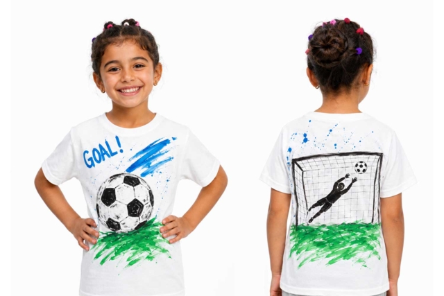 football t-shirt - Coton, lin - Textiles - 10doigts.fr