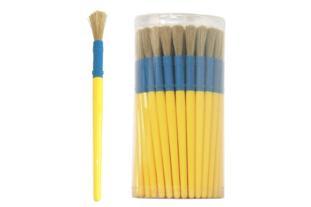 Beginner Brushes, Medium Brush - 58 pcs - 1 - Brushes - 10doigts.com - Pinceaux brosses - 10doigts.fr