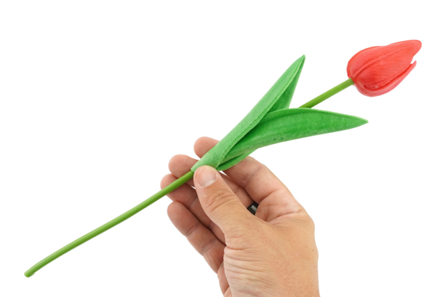 Artificial Tulips - 6 Pieces - 5 - Decorative Flowers and Leaves - 10doigts.com - Décorations fleurs et feuilles : ajoutez une touche de nature à toutes vos créations - 10doigts.fr