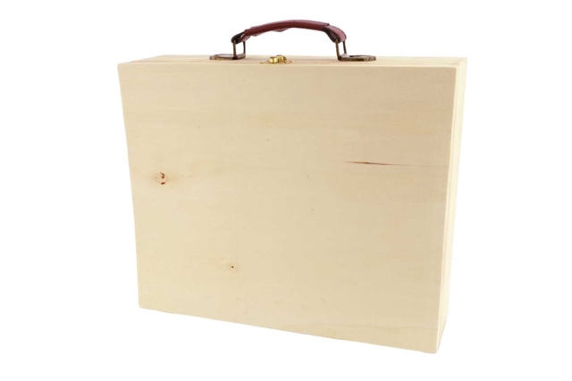 Maletín de Madera para Decorar - Boîtes en bois à décorer - 10doigts.fr