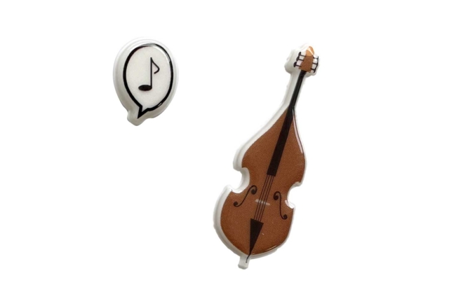 3D Epoxy Stickers - Music - 2 - Story Stickers and Decorations - 10doigts.com - Gommettes Histoires et décors - 10doigts.fr