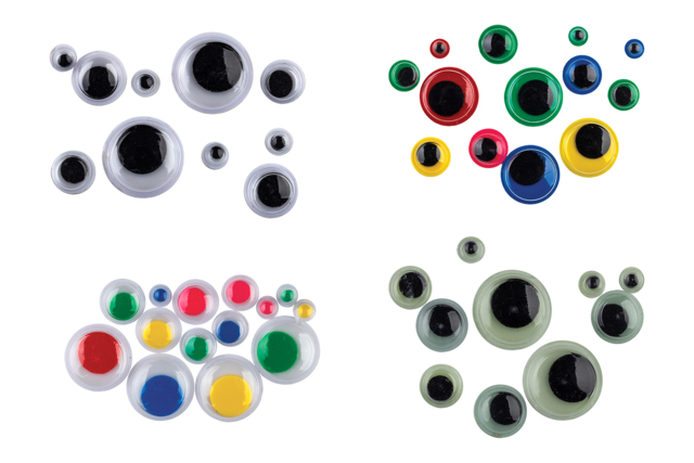 Ojos móviles adhesivos DIY - Yeux mobiles - 10doigts.fr