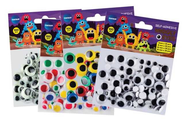 ojos móviles adhesivos - Yeux mobiles - 10doigts.fr