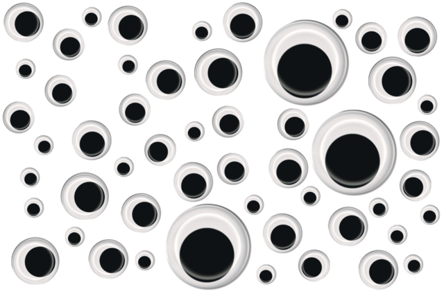 Black Moveable Eyes - Choose Your Diameter - 1 - Googly Eyes - 10doigts.com - Yeux mobiles - 10doigts.fr