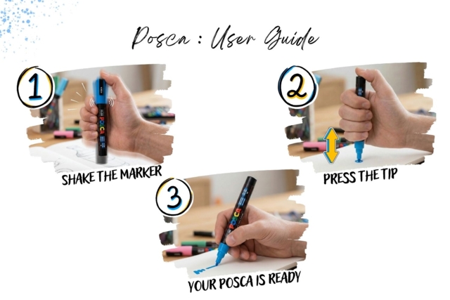 GUIDE POSCA EN - Marqueurs POSCA : la référence mondiale de la peinture nomade - 10doigts.fr