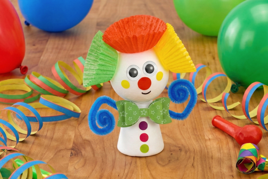 Pequeño payaso fácil de fabricar