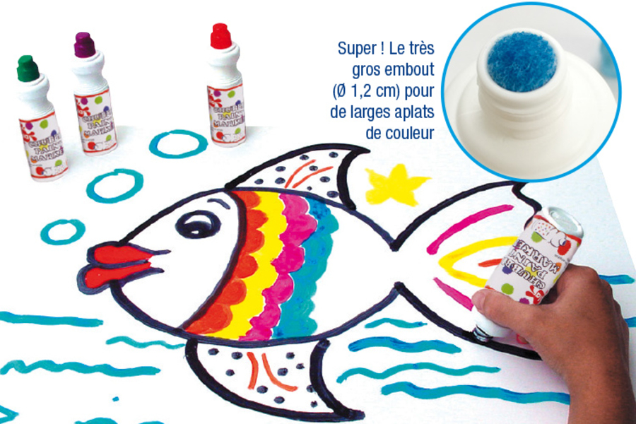 Dibujar con rotuladores de témpera o de tinta