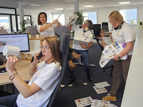 Customer service team